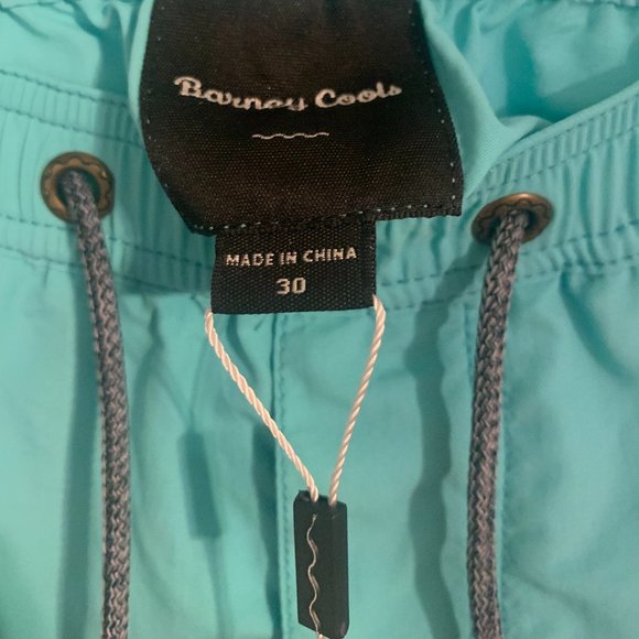 Barney Cools Tea/Peach/Polka Swim Trunks - Picture 3 of 7